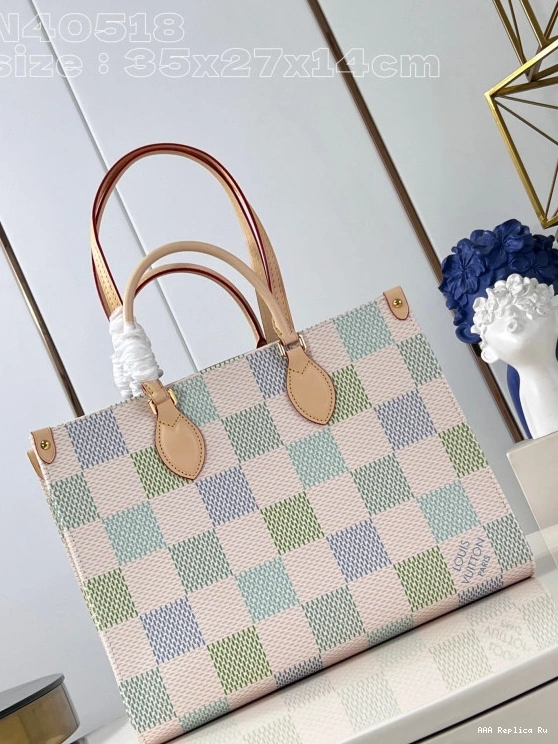 AAA Replica Ru MM-35*27*14cm VUITTON ONTHEGO LOUIS 0724